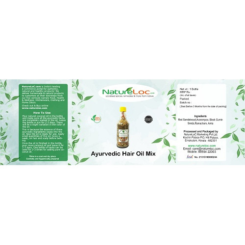 Ayurvedic Herbal Hair Oil Mix